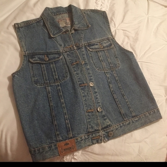 P.S. Gitano‎ Vintage Denim Vest - Picture 1 of 5